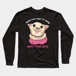Puppy Humorous Long Sleeve T-Shirt